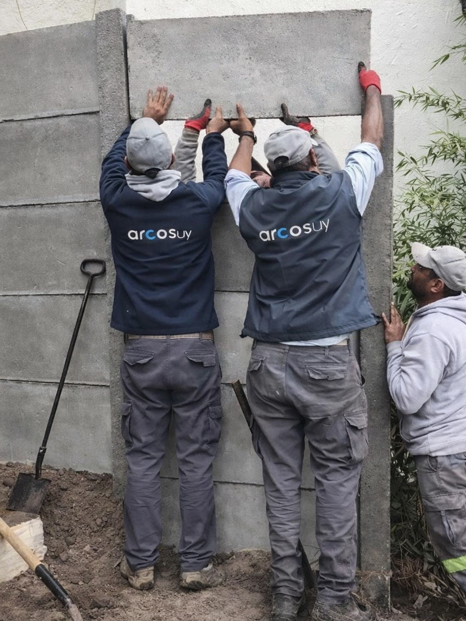 Instalaci&oacute;n profesional de muro premoldeado