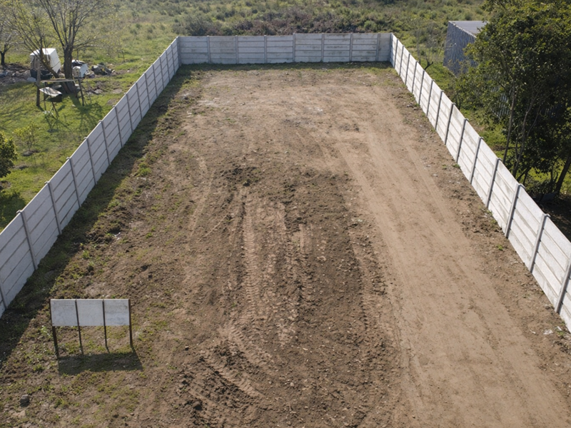 Muro premoldeado - Predio Residencial Canelones